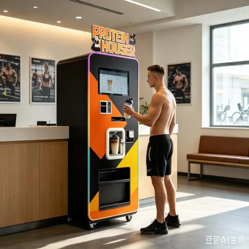 Protein Shake Vending Machine Customized Smart Nutrition Drink Dispenser Fitness Center Gym Use High Efficiency Automatic Mixer