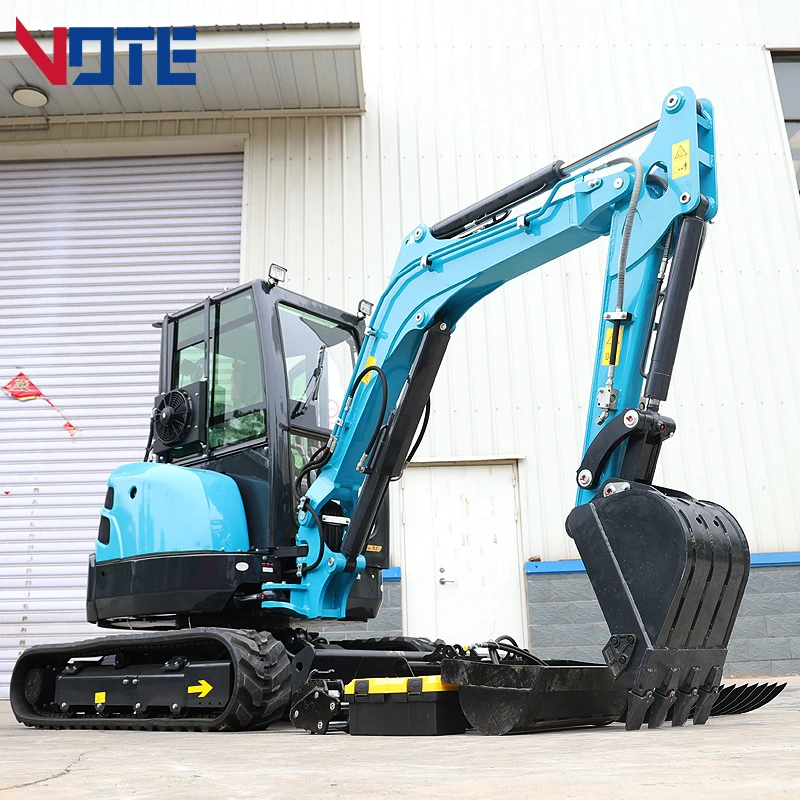 Fast Delivery Epa Engine Mini Excavator 3.5 Ton 2.5 Ton New Crawler Excavator Crawler Digger Wheel Mini Escavatore Bagger