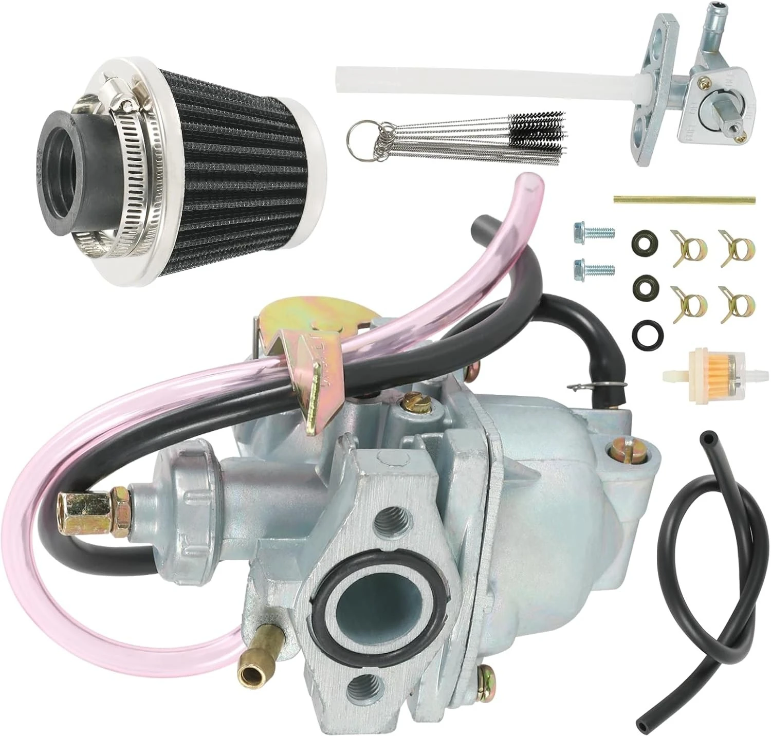 Carburetor Replacement For Honda CRF50F XR50R Z50 Z50A Z50R 1972-2005, Include Air Filter, Fuel Filter, Fuel Petcock