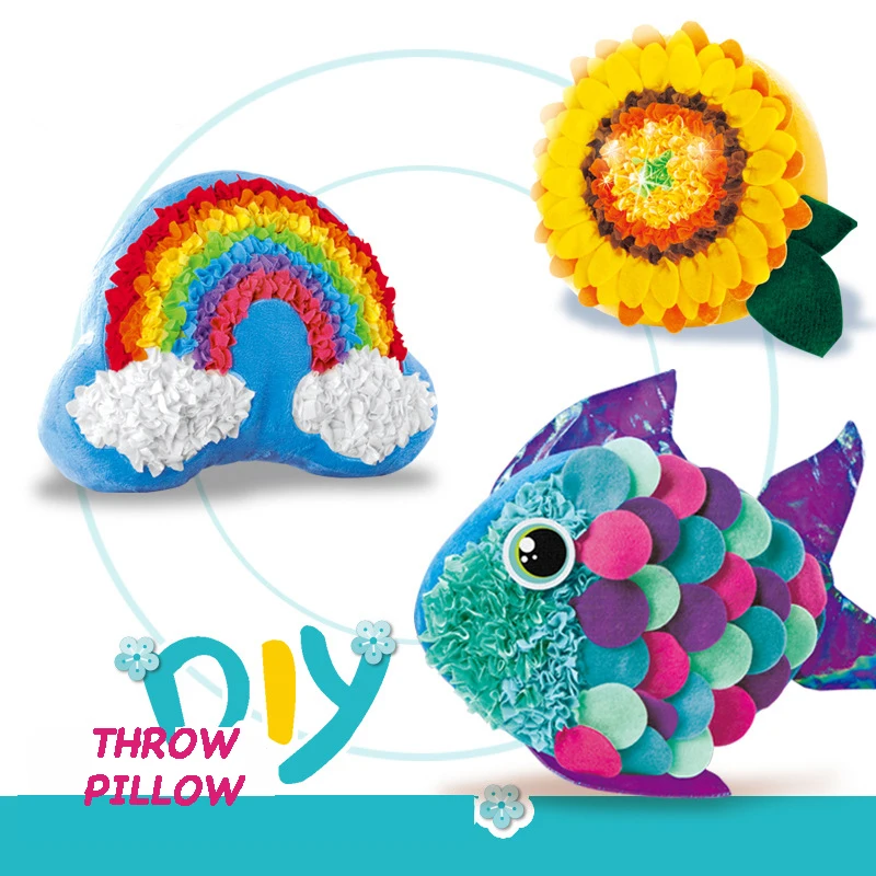 Творческие Мягкие плюшевые игрушки «сделай сам», детские игрушки ручной работы, Мультяшные растения, еда, животные, кукла, подушка, игрушки для детей, подарок на день рождения и Рождество