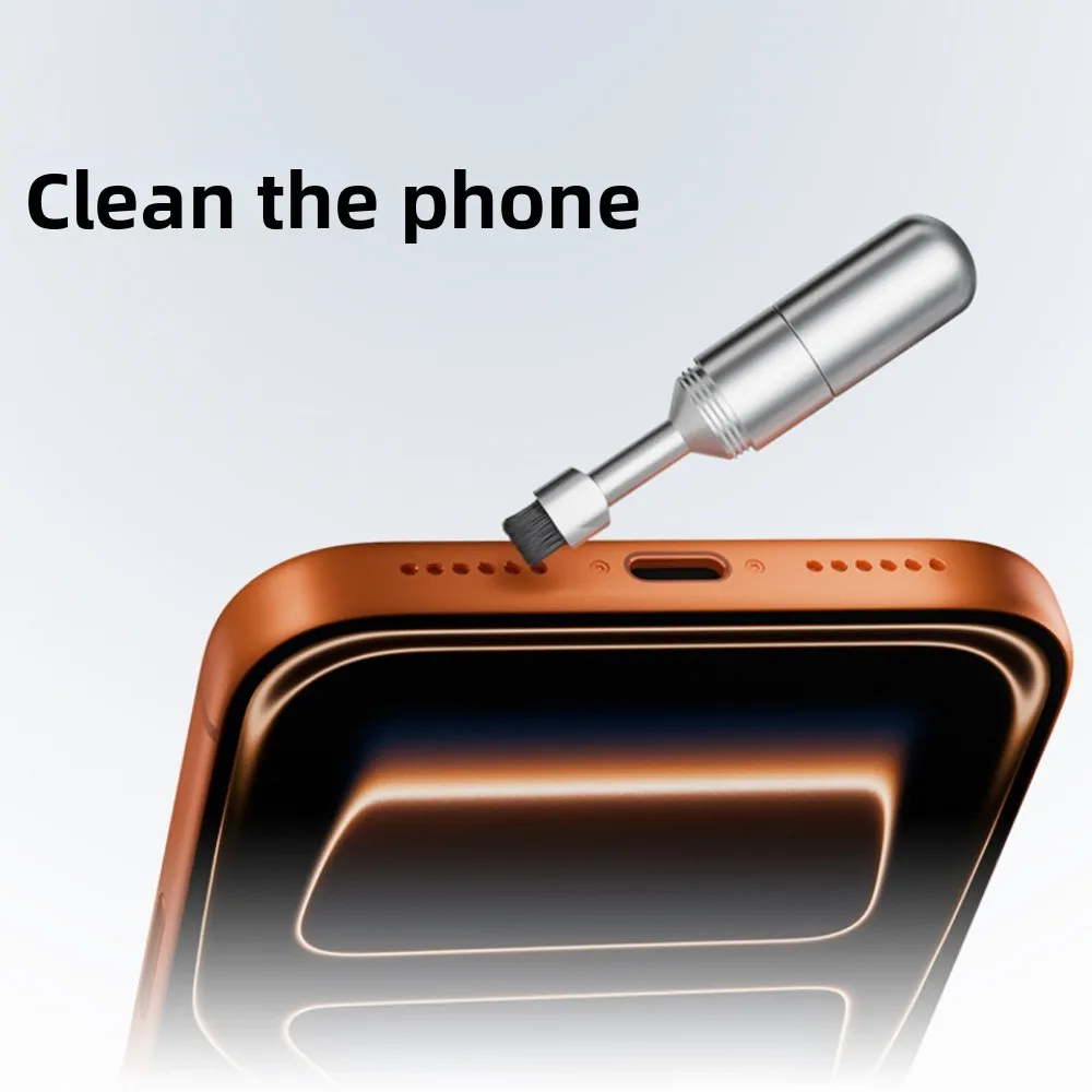 2 في 1 سلسلة المفاتيح بطاقة SIM صينية القاذف دبوس مكافحة خسر تنظيف فرشاة إخراج إزالة إبرة خفيفة الوزن المدمجة #1