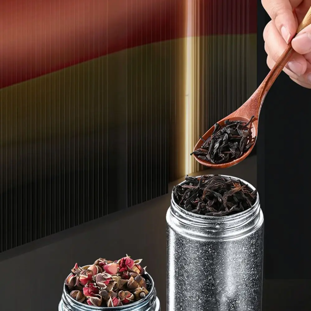 Ultralight Titanium Tea Jar Moisture Proof Sealed Container For Outdoor Camping Hiking Travel Tea Storage Kitchen Organizer Box