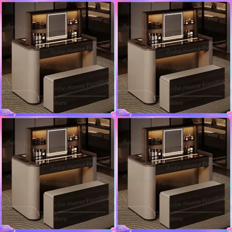 Italian Minimalist Mid Island Display Cabinet Lift Up Cloakroom Storage Table High End Home Furniture Integrated Dresser Unit
