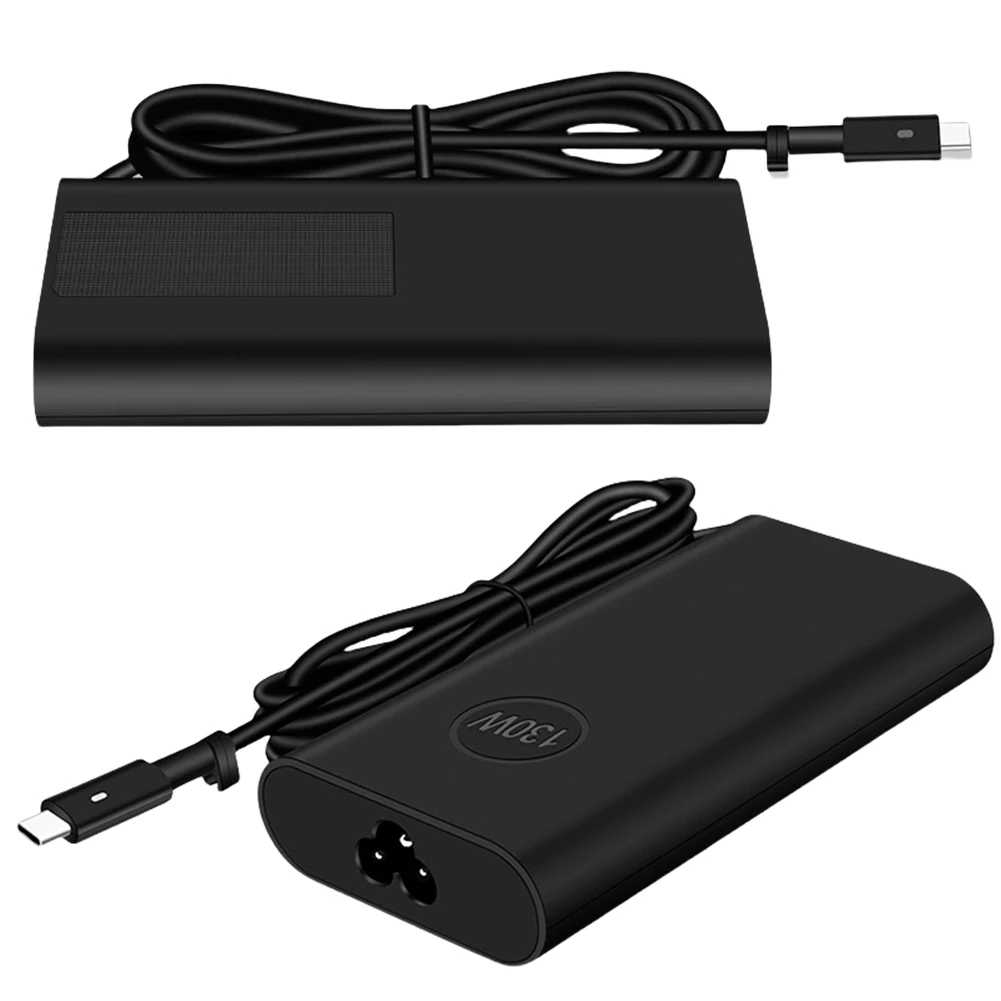 130W USB-C Type C 20V 6.5A Laptop Adapter Power Charger For Dell XPS 15 9500 9510 9520/XPS 17 9700 9710 9720 9730/Precision 5550