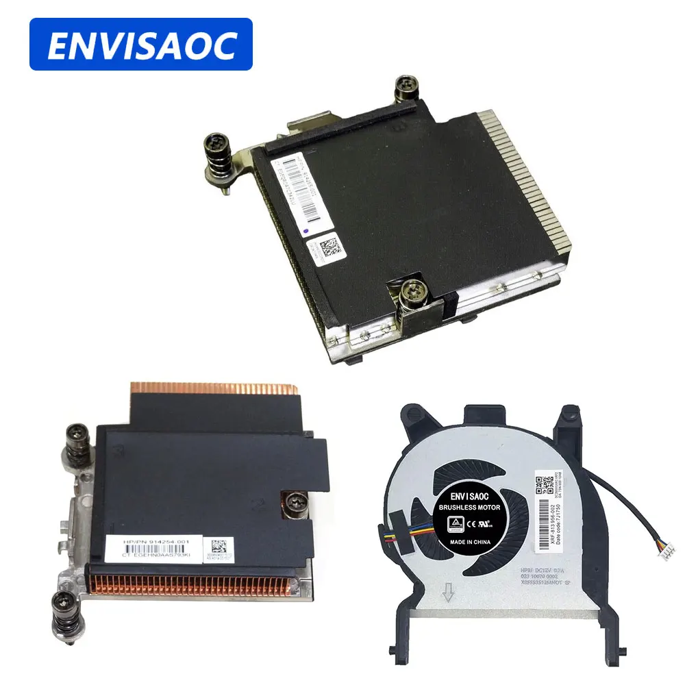 Ventilador de Resfriamento para CPU OEM para HP ProDesk 400 G3 600 G3 800 G3 DM Mini Desktop, Dissipador de Calor em Alumínio e Cobre 914266-001