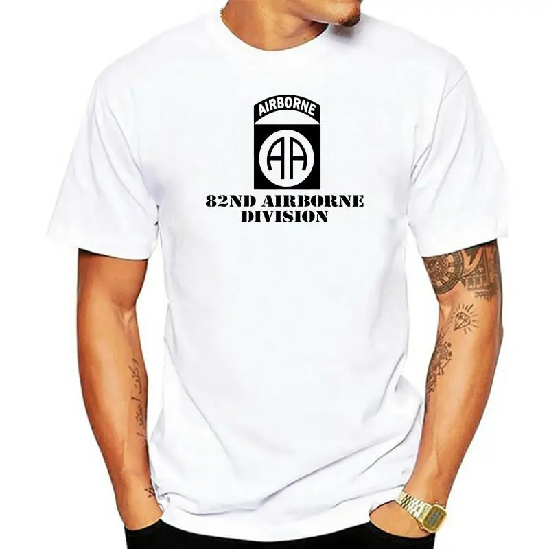 Us Army 82Nd Airborne Division All Americans Veteran Subdued T-Shirt 2022 Man'S Op Neck Designer Adults Casual Fitted T Shirts