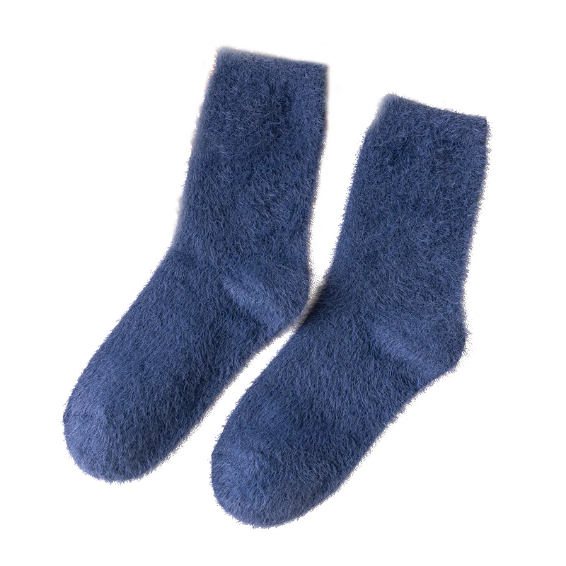 New Winter Warmer Mink Fur Socks Thicken Thermal Wool Cashmere Snow Socks Seamless Coral Velvet Boots Floor Towel Socks