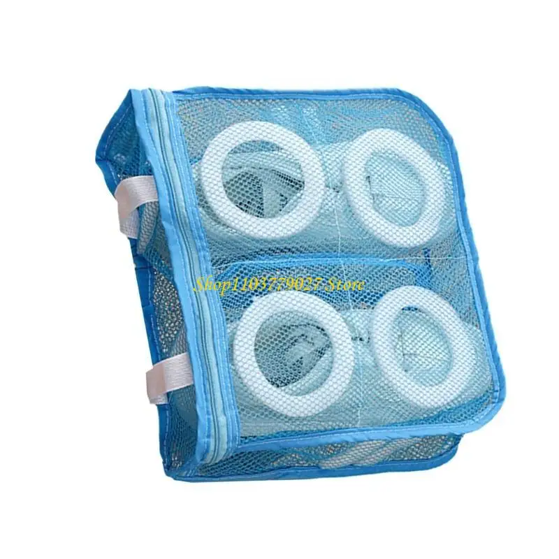 C4DF Shoe Washing Machine Bag Double Sturdy Mesh Designs Fit Sneakers to Size 13 Protective Gym Shoes and Flat Daily Use