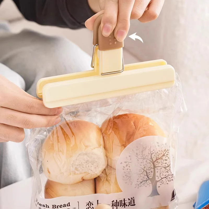 Food Sealing Clamp for Plastic Bag Freshness Preservation Snack Clamp Milk Powder Tea Leaf Sealer for Kitchen Home Use