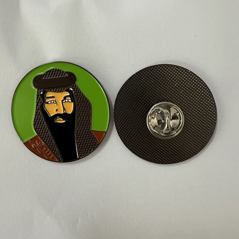1-5-10-50-100PCS Saudi Arabia Badge Flag Brooch National Flag Lapel Pin International Travel Pins Collections