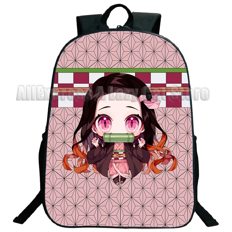 Demon Slayer Kimetsu No Yaiba Backpack for Girls Boys Kamado Nezuko Travel Rucksack Anime Teens School Knapsack