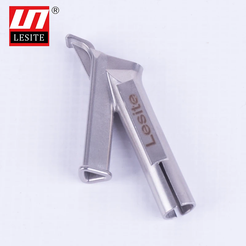 Hot air gun accessories: 5*7mm triangle fast welding nozzle PVC plastic floor welding drag Y-shaped nozzle