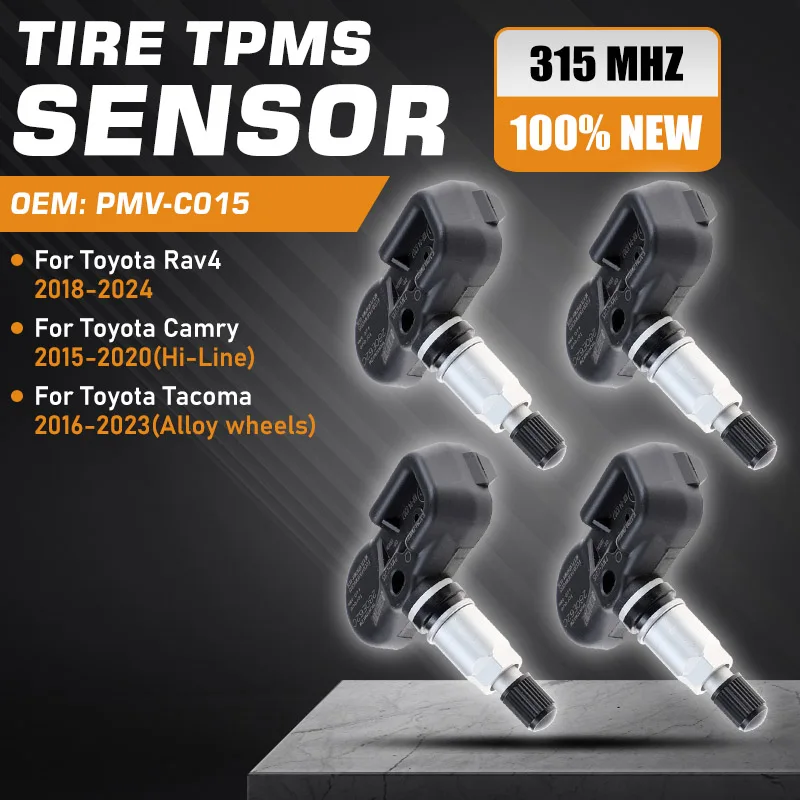 Tire Pressure Monitor Sensor TPMS For Toyota Rav4 XA50 2018-2024 Toyota Camry 50 XV50 2015-2020 Toyota Tacoma 3rd gen 2016-2023