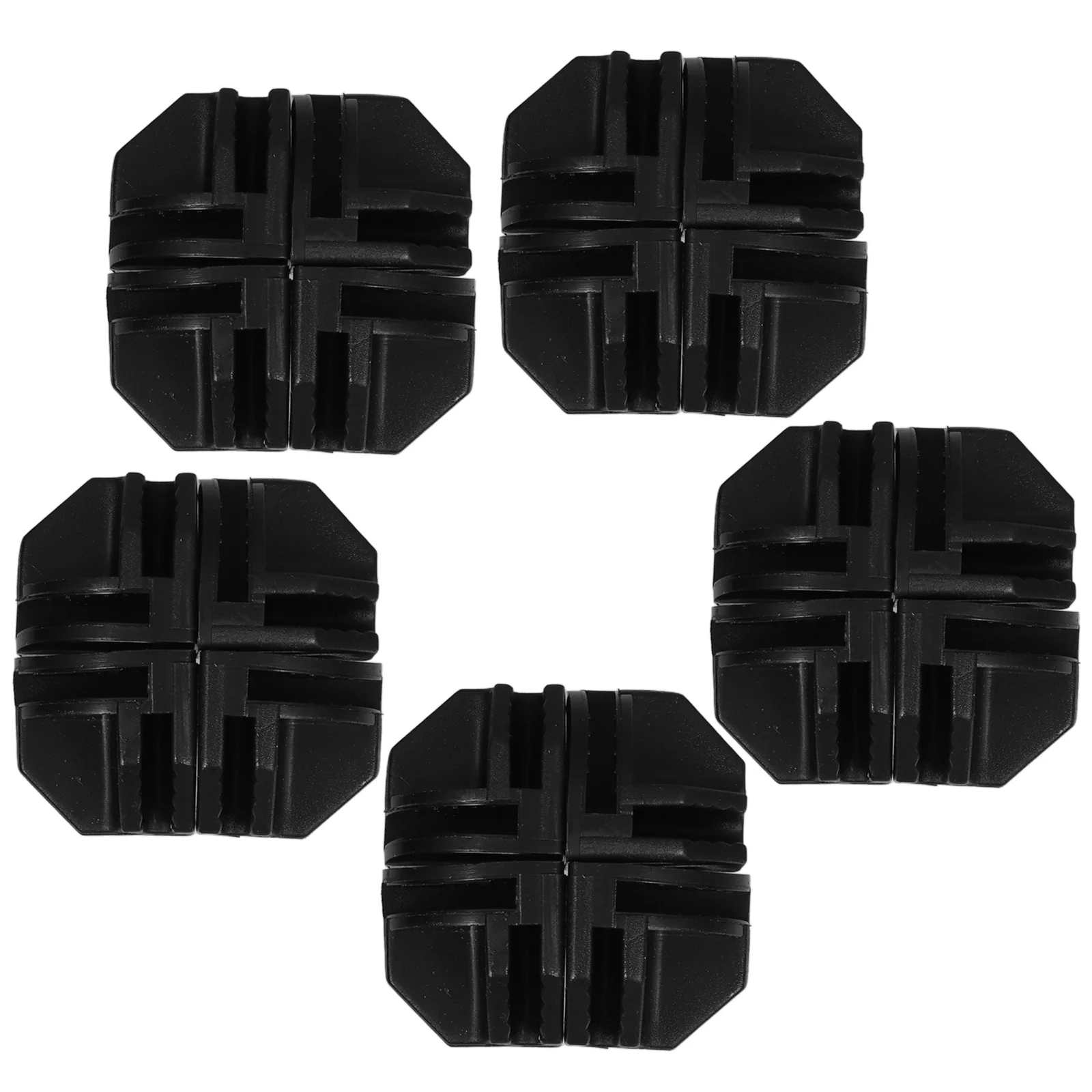 

20Pcs DIY Assembly Wire Cube Connectors Easy Setup Closet Cabinet Storage Plastic Buckles Organizer Clips Wire Cube Connectors