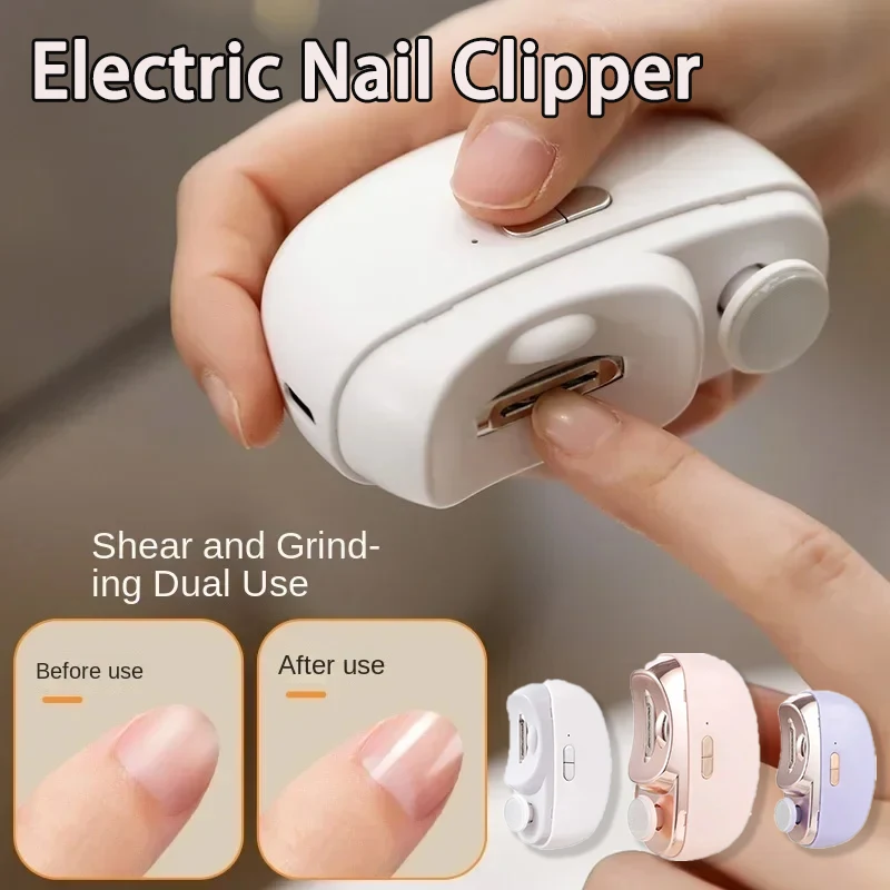 

Интеллектуальная электрическая машинка для стрижки ногтей, многофункциональная шлифовальная машинка для ногтей, ножницы для полировки пальцев ног, гладкий безопасный маникюр для детей и взрослых