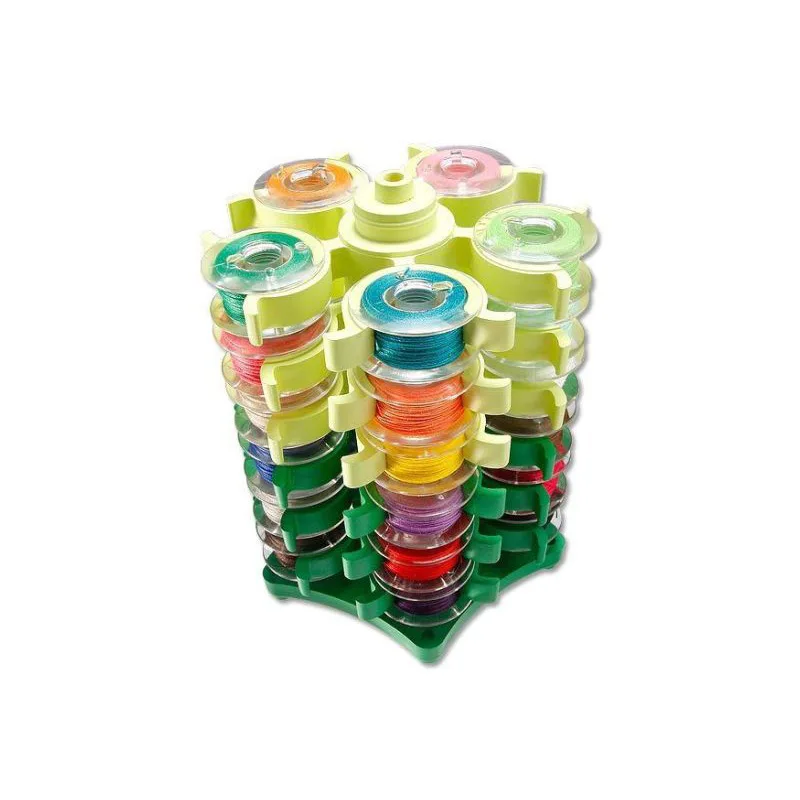 Organizer Rack bobine Tower Storage Stack\'N Store supporto per ricamo supporto utile in plastica