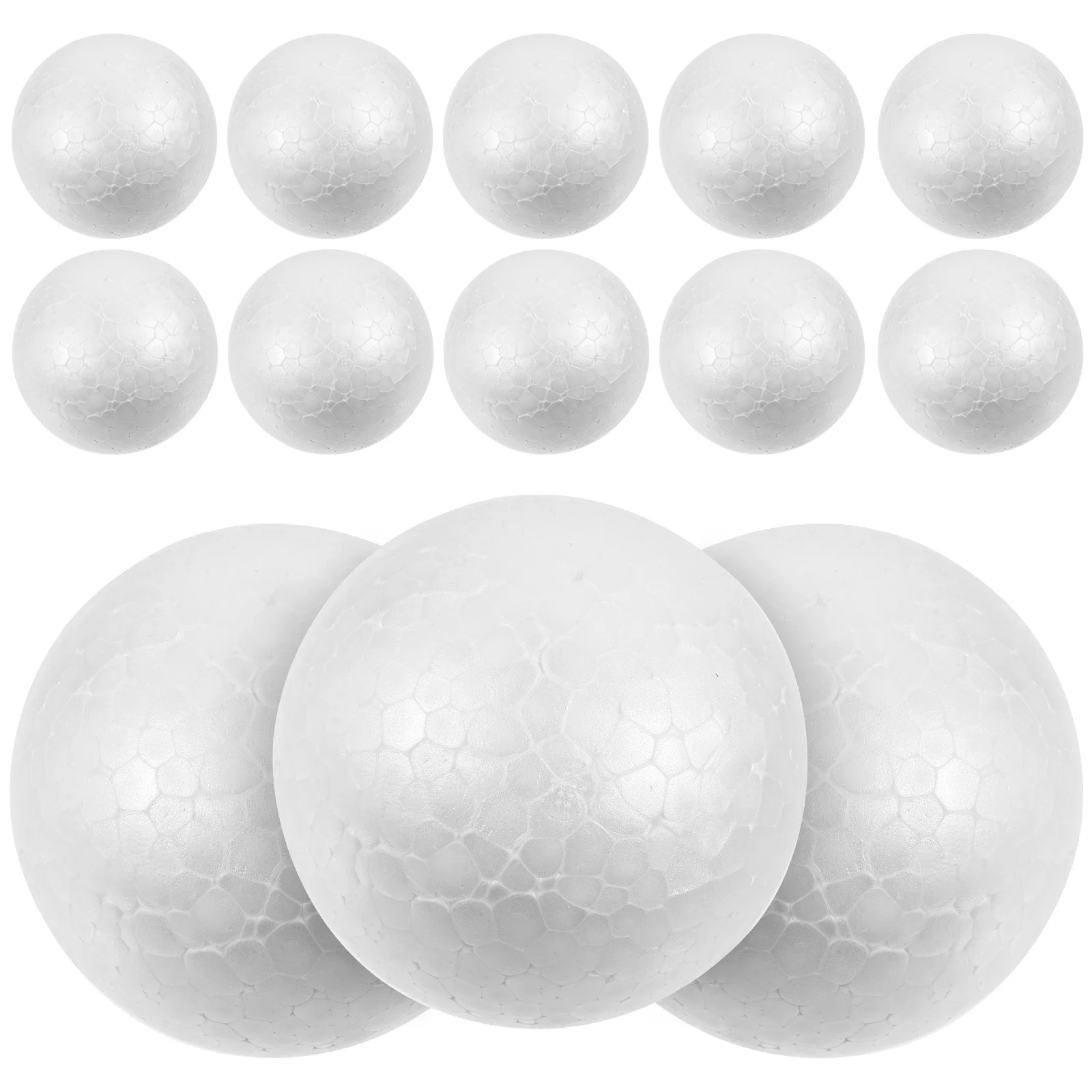 

25pcs 7Cm Foam Balls Craft Smooth Styrophome Ball For Painting Diy Children Craft Project Ornament Supplies Plastic Ball