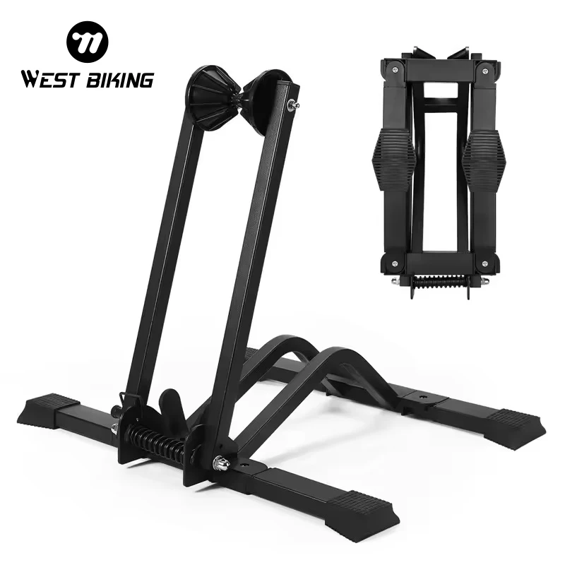 

Foldable Portable Bicycle Parking Holder Rack Mountain Bike Maintenance Support Frame Vehicle Folding Display Stand