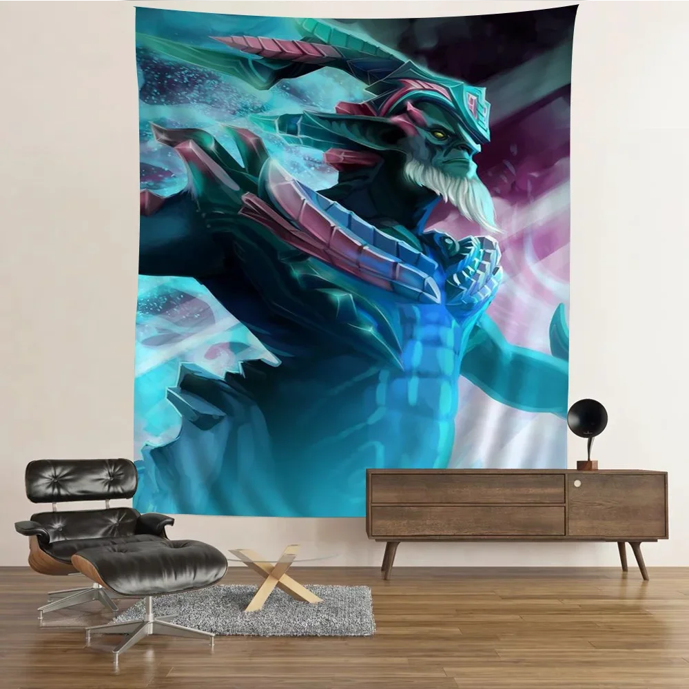 Dota2 Chart Tapestry Art Science Fiction Room Home Decor Cheap Hippie Wall Hanging