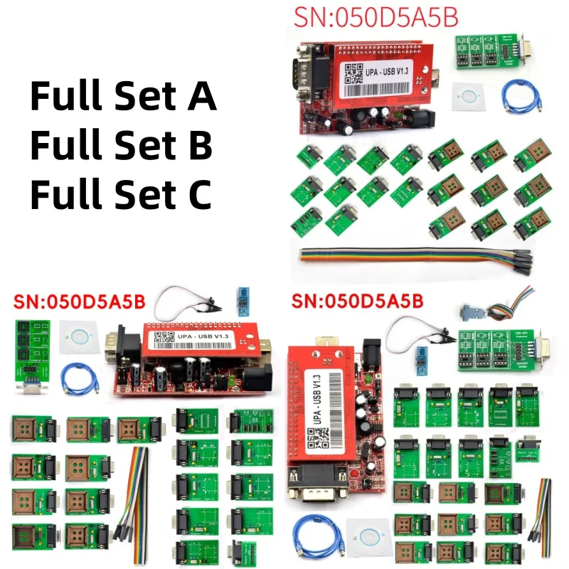 جديد UPA-USB V1.3 SN:050D5A5B مع كابل اختبار ECU رقاقة ضبط مع 350 ميجابايت كامل النصي Upa Usb مبرمج أداة تشخيصية ﻿