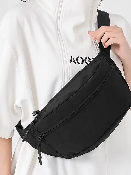 New Large Capaci Sports Leisure Men's Crossbody Bag Couple's Multi-Functional Casual Commuting Waist Bag oulder Bag