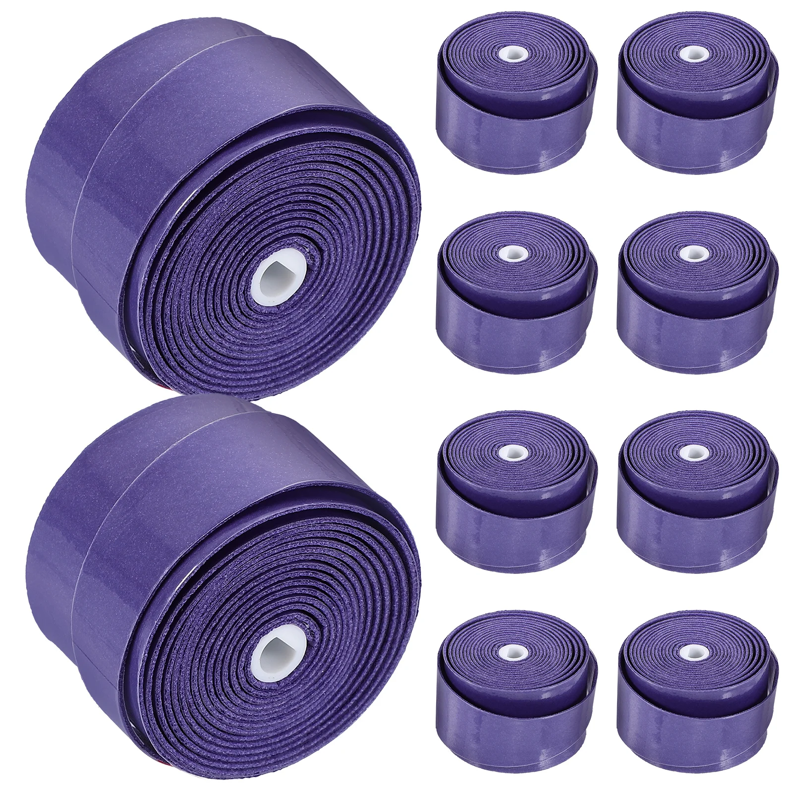 

10pcs Badminton Racket Grip Tape Sweat Absorbent Anti Slipping Pu Material Long Lasting Sports Supplies Tennis Racket Wrapping