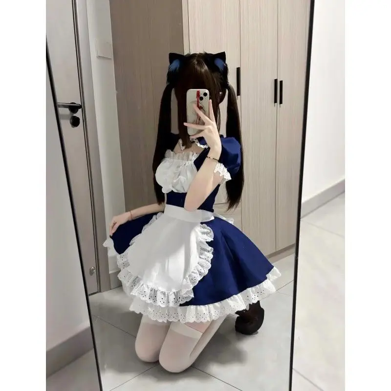 

Japan Kawaii Maid Dress Women Plus Size Halloween Anime Cosplay Party Outfits Sweet Cat Girl Love Live Cosplay Dancing Dress