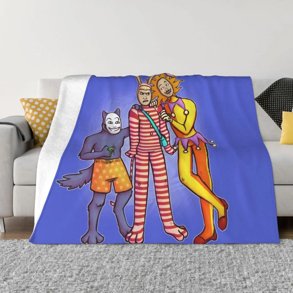 

Poppee the Performer Throw Blanket Bed blanket halloween blanket Tourist Blanket