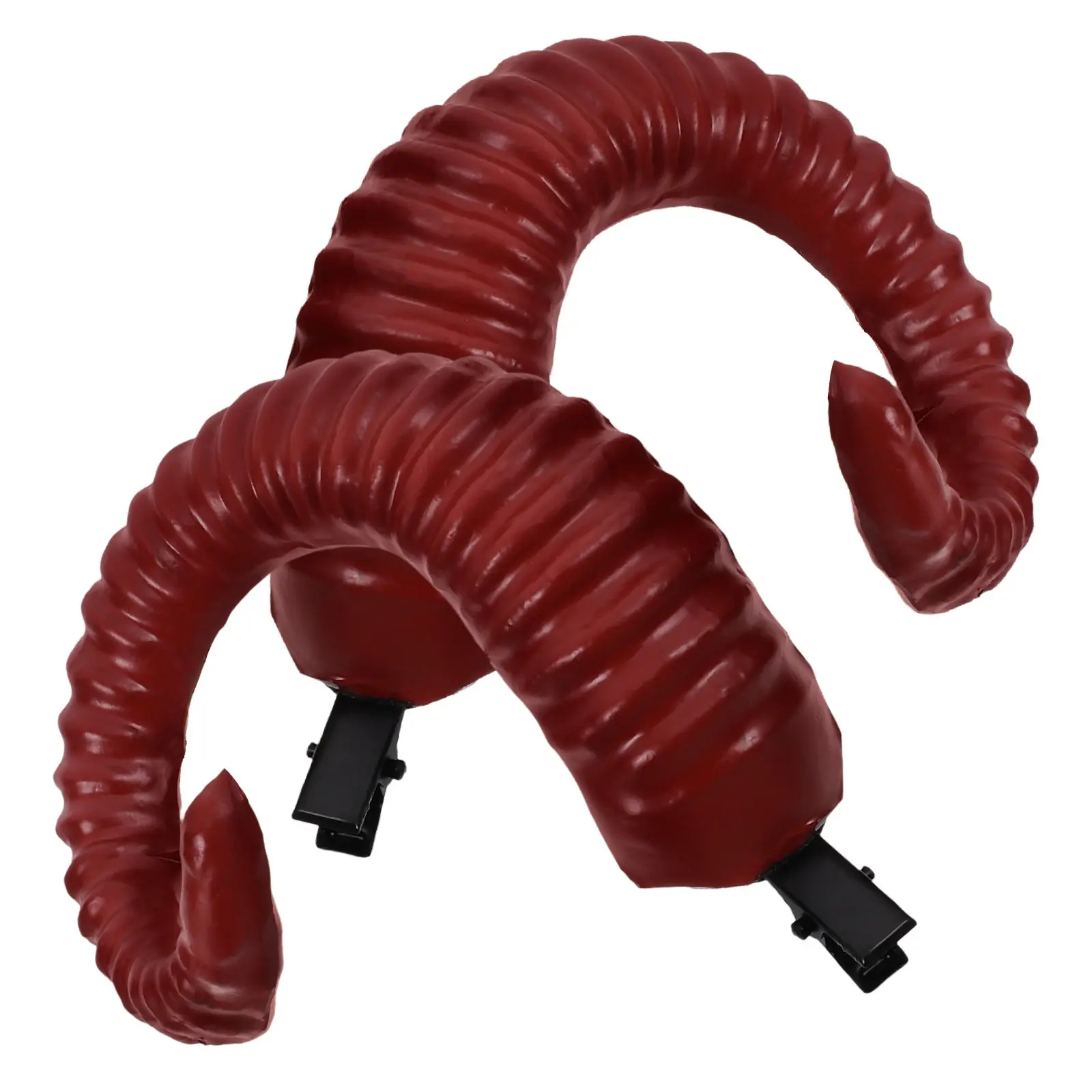 

1Pair Sheep Horn Hair Clips Halloween Devil Horns Cosplay Accessory Durable Pe Material Costume Party Decor Cosplay Horns Clip