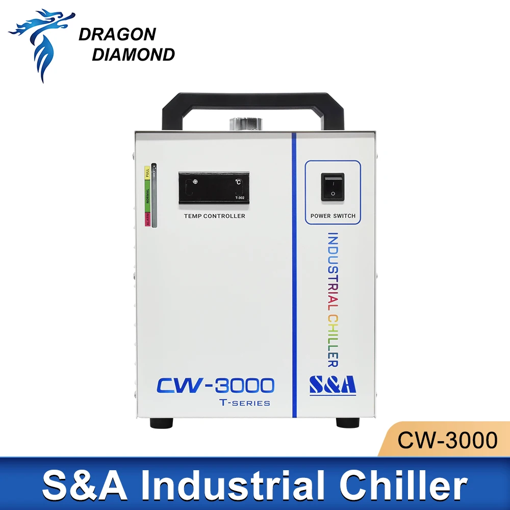 Original S&A TeYu Industrial Water Chiller CW3000 110/220V 25W 30W 40W 50W 60W 70W For Co2 Laser Engraving Cutting Machine