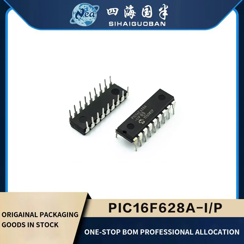 

5PCS New Packaging PIC16F628A-I/SO SOP18 PIC16F628A-I/P DIP-18 PIC16F628A-I/SS SSOP20 IC MCU 8BIT 3.5KB FLASH