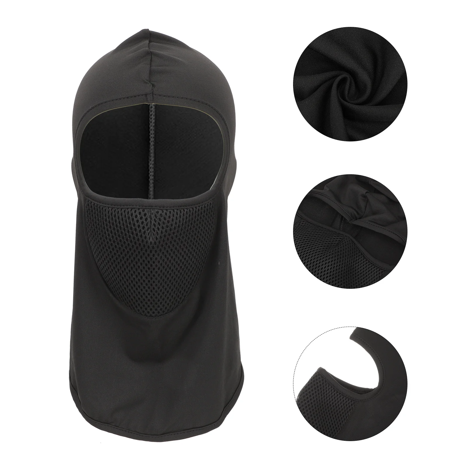 

Cycling Head Mask Elastic Windproof Liner Full Face Cover Quick Dry Breathable Sun Proof Mask Neck Protector