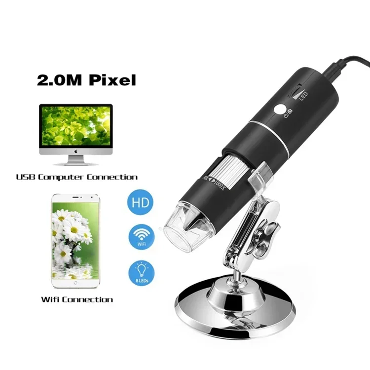 Wifi 1000x Microscope Digital Microscope 2mp Camera Pixel Digital Microscope