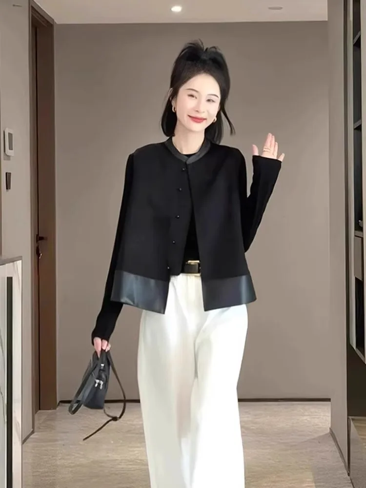 Faionable Svel Vest 2025 Autumn Design Loose Comfortable Anti-Aging Layering Trendy No-Sve Top Women's Clothing