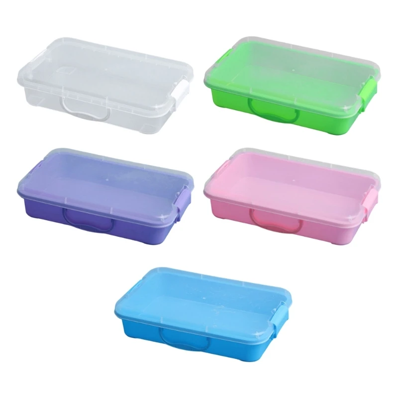 STACKABLE ทรายของเล่นพลาสติก Sensory Bins สำหรับอุปกรณ์ศิลปะหัตถกรรม 15UB