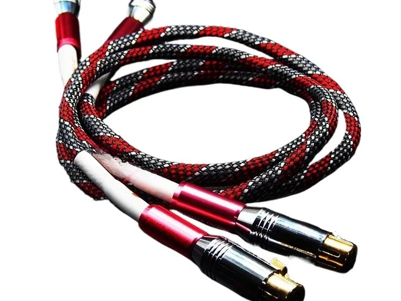 Balanced line Microphone cable, mixer RCA TRS