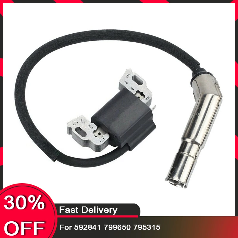 Ignition Coil 595304 for Small Engines | Replaces 592841, 799650, 795315