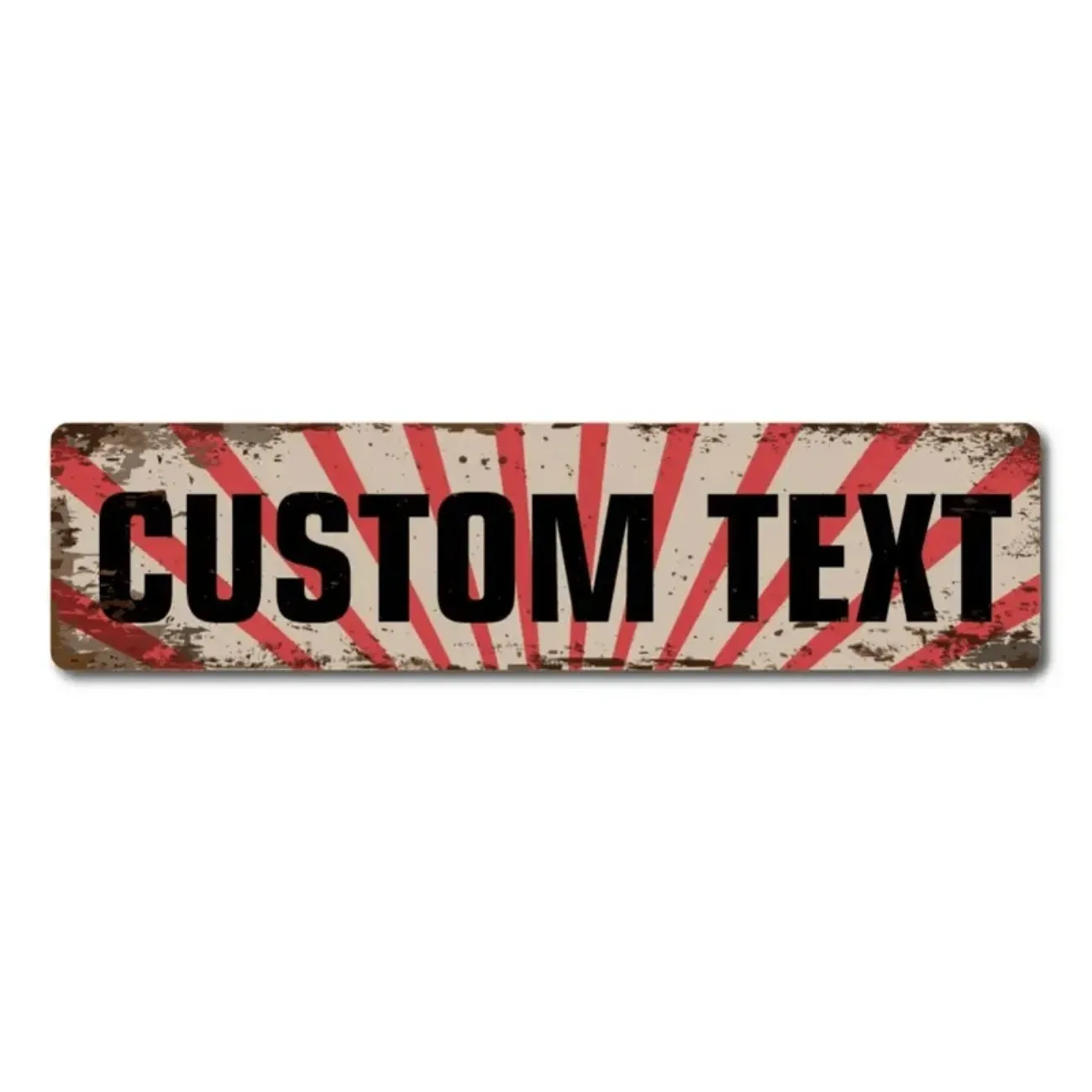 Customizable Personalized Vintage Metal Street Sign - Indoor Outdoor Home Business Decor Christmas Gift (Decorative Only)