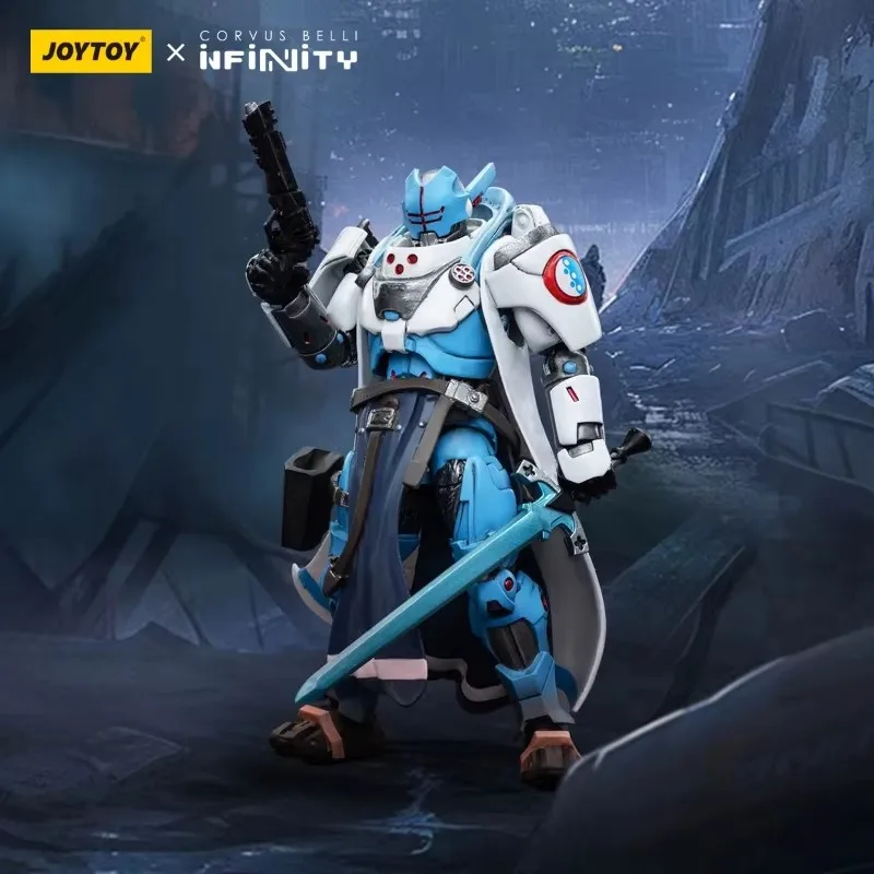 [EM ESTOQUE] JOYTOY Infinity 1/18 Anime Figuras de ação Oceanwide Alliance Justice Knight Joint Movable Action Brinquedos artesanais presentes