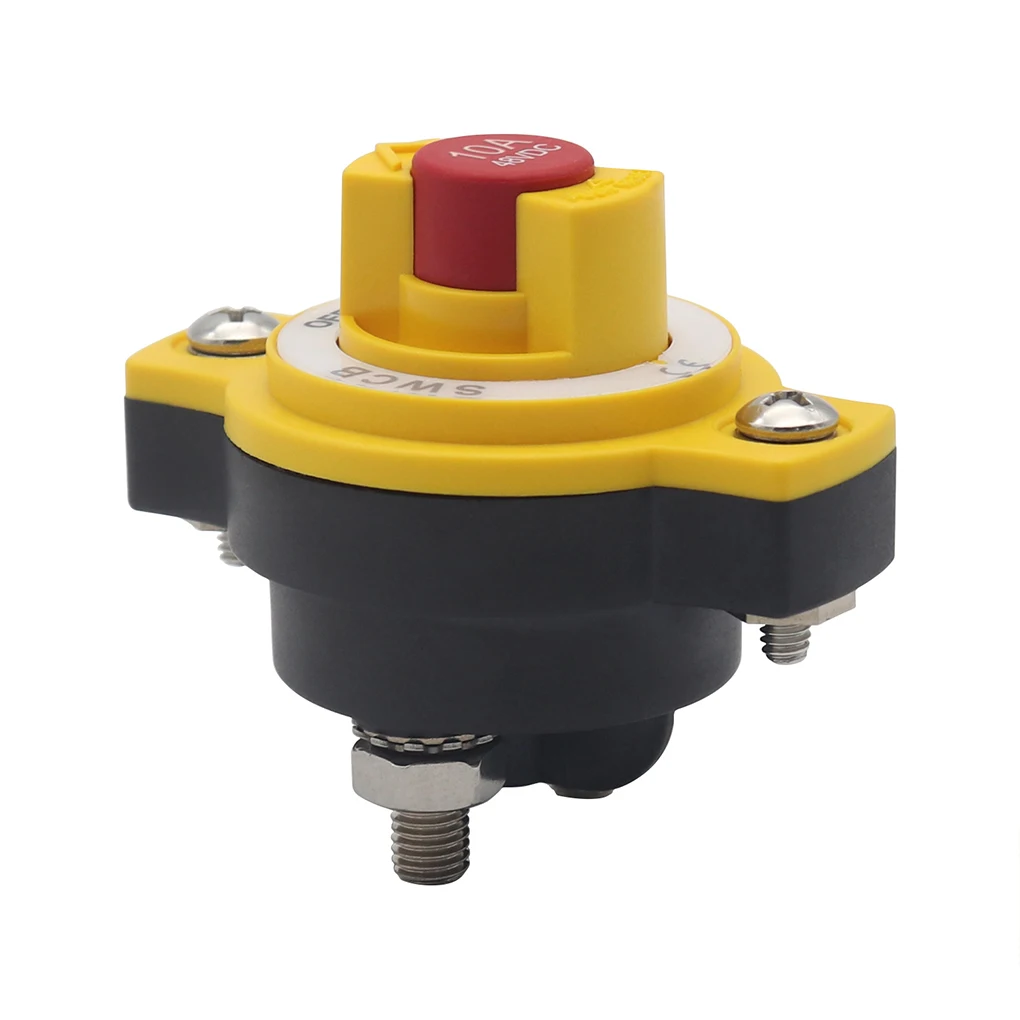 12V- 48V DC Circuit Breaker Battery Switch Rotary Switch With Manual Reset Easy To Install Durable