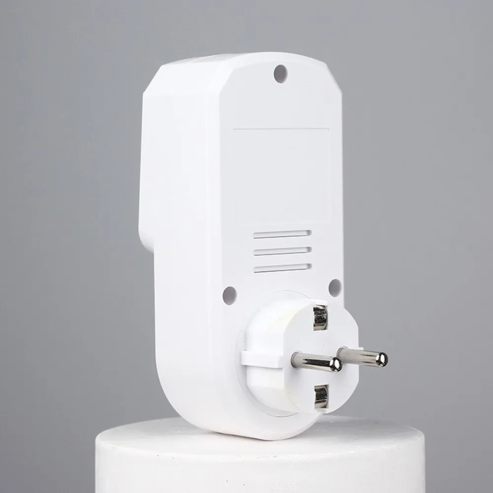 Refrigerator Voltage Protector 16A Adjustable Current Protector EU Plug Overload Protection Surge Protection
