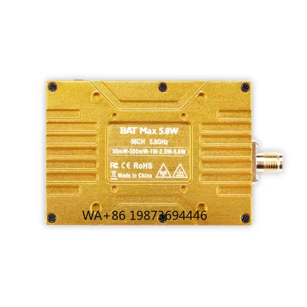 

PandaRC VT5804 BAT MAX 5.8W VTX High Power Video Image Transmitter 5.8G 64CH 4.9G 6G for RC FPV UAV Long Range Competition