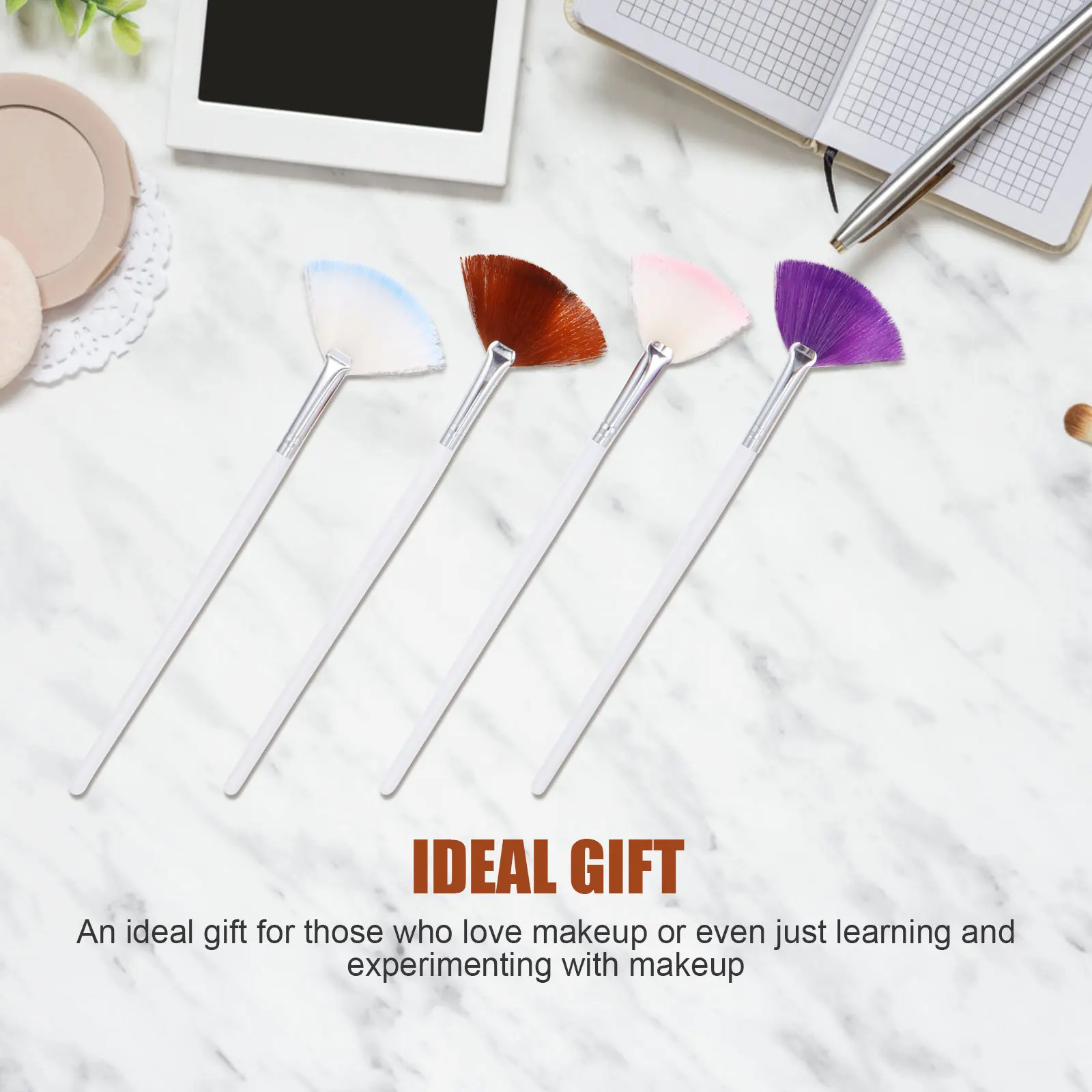 Set di pennelli da 16 pezzi Design facile e delicato sulla pelle per evidenziare il kit per il trucco quotidiano del correttore