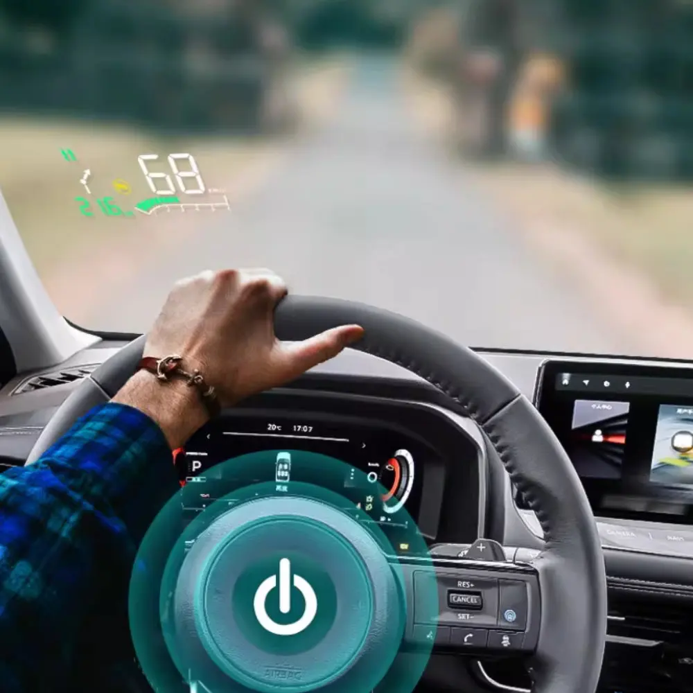 Car HUD Head Up Display For Toyota Crown S210/S220 2012-2023 Auto Headup Display Accessories Windshield Projector