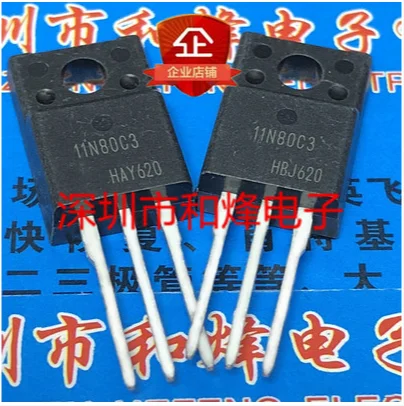 

Free shipping 30PCS 11N80C3 SPA11N80C3 TO-220F 800V 11A