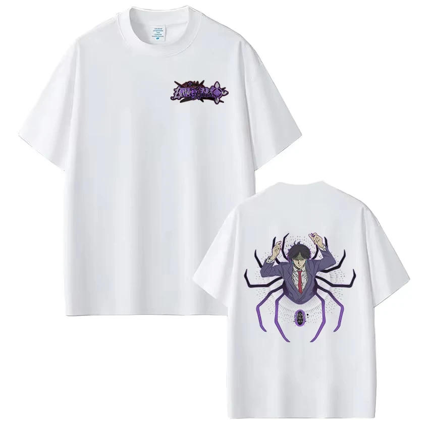 Anime Hunter X Hunter T Shirt Spider Phantom Troupe Chrollo Lucilfer Short Sleeve T-shirt Men Women Cotton Casual Loose T-shirts