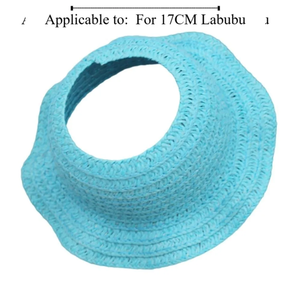 多用途 17 センチメートル帽子手作り交換漁師帽子 DIY ニット麦わら帽子人形