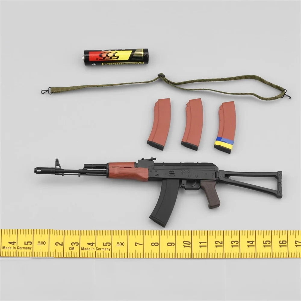 1/6 FLAGSET FS 73053 Soldato Bambola Guerriero Mini Giocattoli Arma Modello AKS74PVC Materiale Pinze Sling Non Reale Per 12 "Action Figure