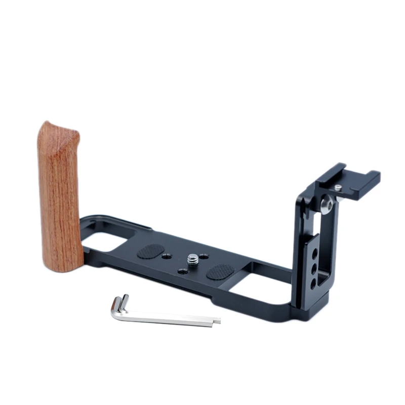 Placa de liberación rápida para Fuji GFX50R, soporte de placa L de liberación rápida para Fuji GFX 50R, placa L de liberación rápida con zapata caliente