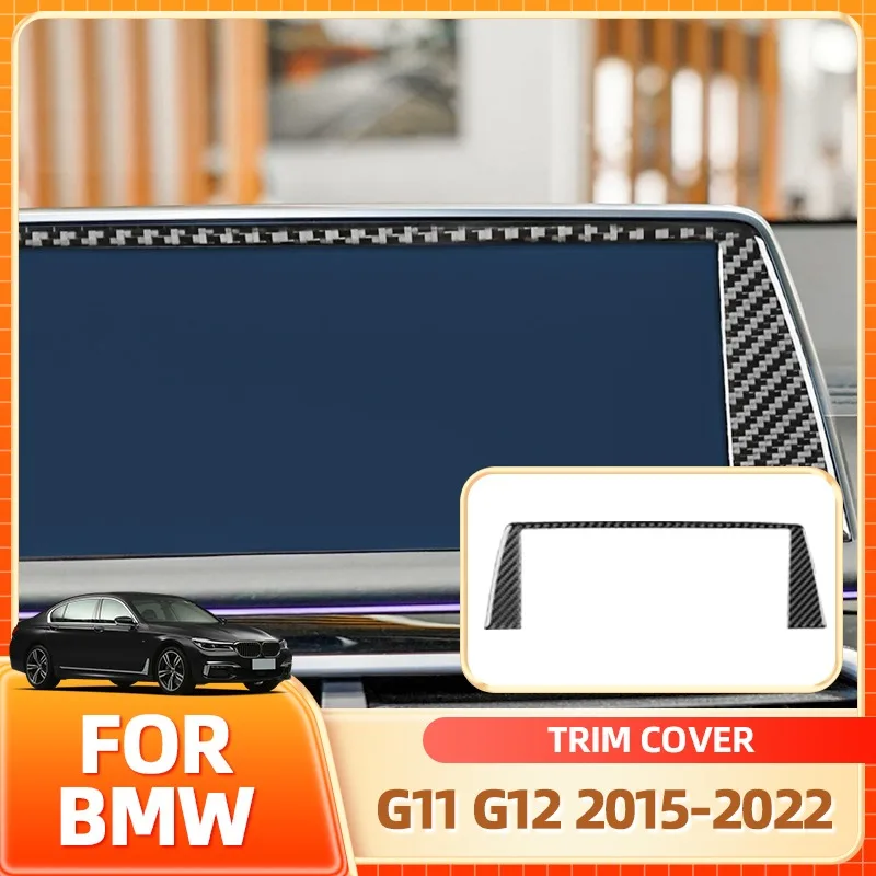 

Glasses Holder Hot For BMW 7 Series G11 G12 2015-2022 Central Control Screen Panel Sticker Decorative Trim Cover Car Interior